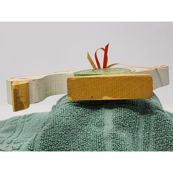 Vintage Folk Art Goose/Duck Farmhouse Kitchen Wood Shelf Duck/Goose Hand Painted - Picture 6 of 9